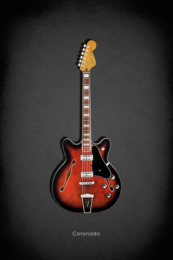 Guitar Photograph - Fender Coronado by Mark Rogan