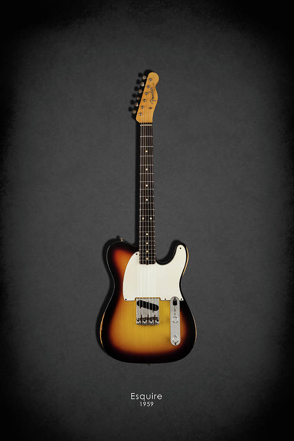 Guitar Photograph - Fender Esquire 59 by Mark Rogan