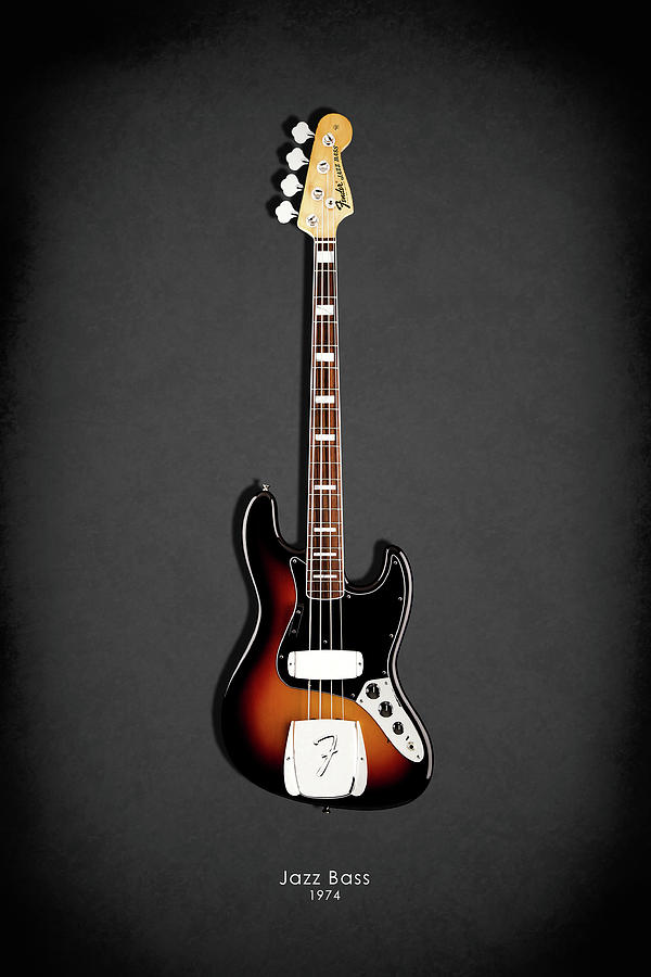 Fender Photograph - Fender Jazzbass 74 by Mark Rogan