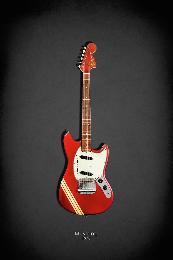 Guitar Photograph - Fender Mustang 70 by Mark Rogan