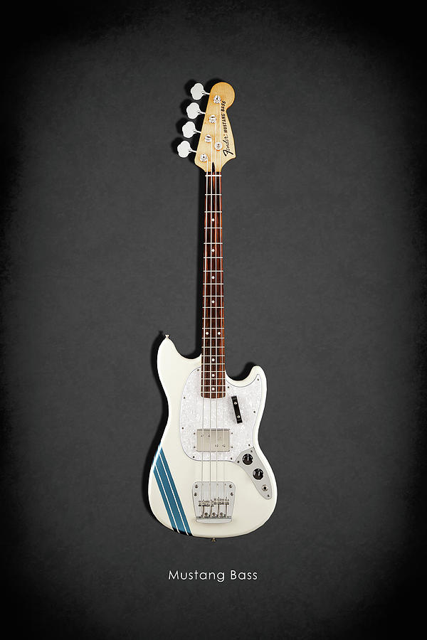 Guitar Photograph - Fender Mustang Bass by Mark Rogan