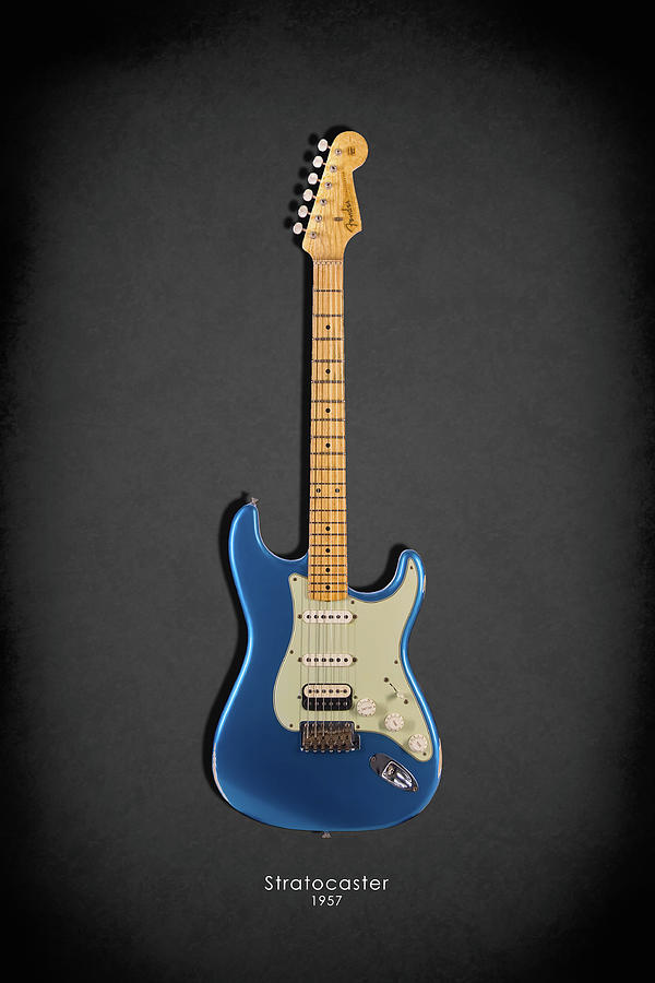 Guitar Photograph - Fender Stratocaster 57 by Mark Rogan