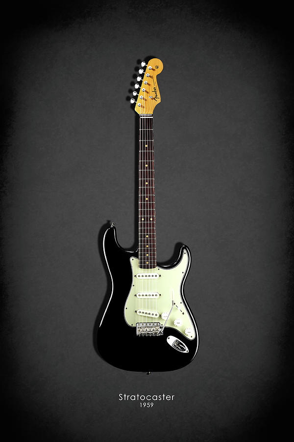 Guitar Photograph - Fender Stratocaster 59 by Mark Rogan