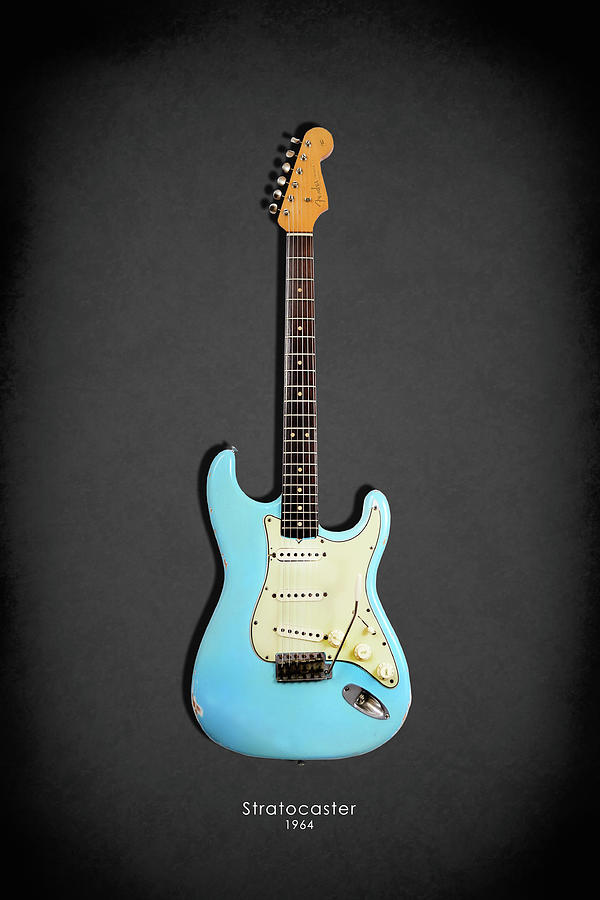 Guitar Photograph - Fender Stratocaster 64 by Mark Rogan