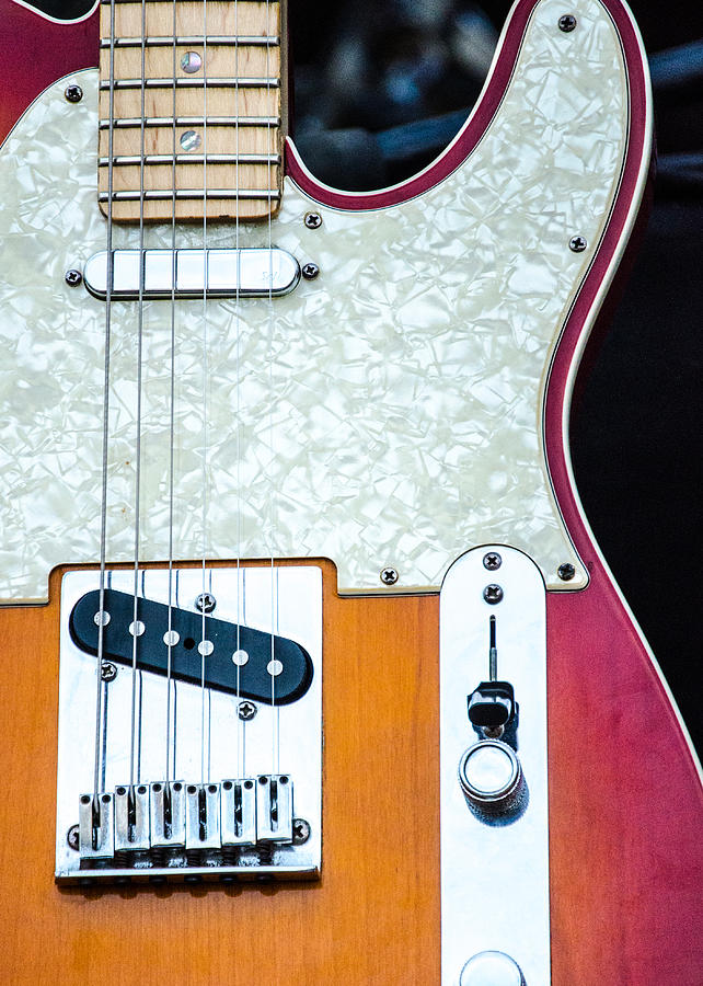 Fender Telecaster on stage Photograph by AM FineArtPrints