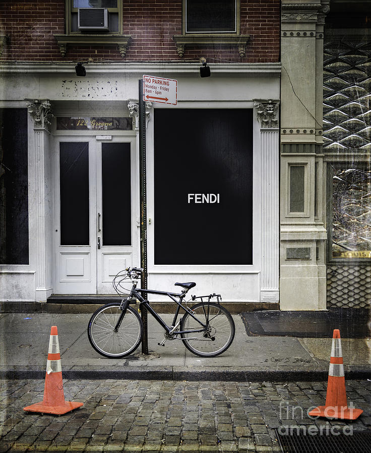 Fendi Bicycle Photograph by Craig J Satterlee