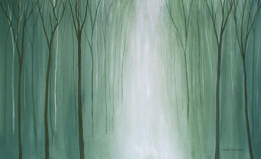 Feng Shui Forest Painting by Herb Dickinson