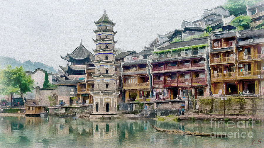 Fenghuang collection - 1 Painting by Sergey Lukashin