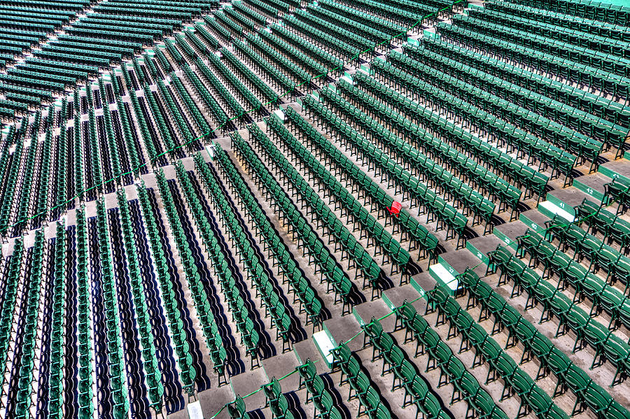 Fenway Bleachers Photograph by Monica Wellman Pixels