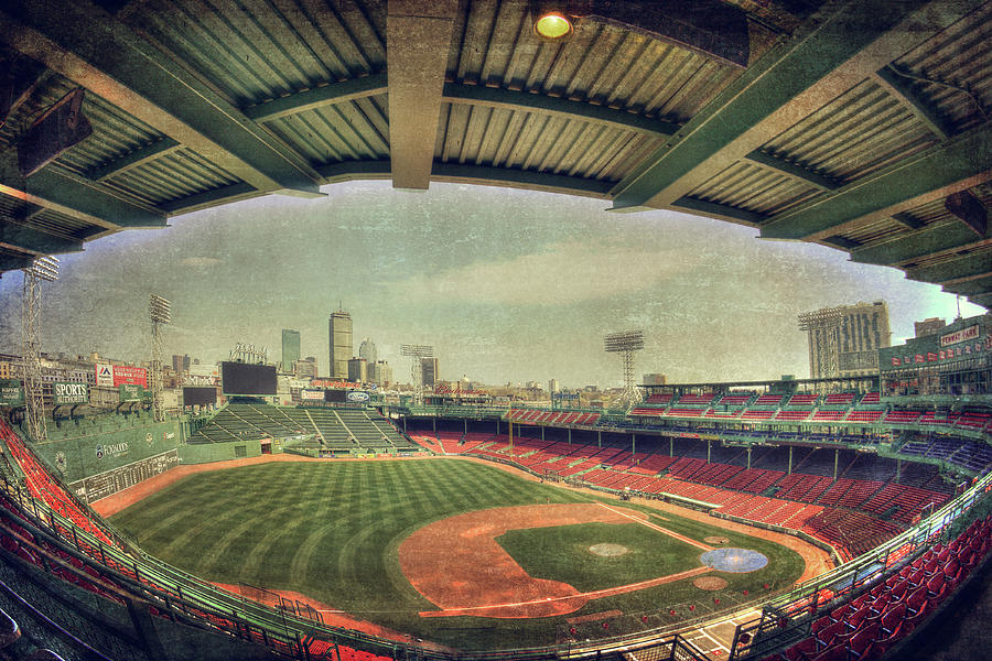 Fenway Park Ball Park - Boston Red Sox Photograph by Joann Vitali