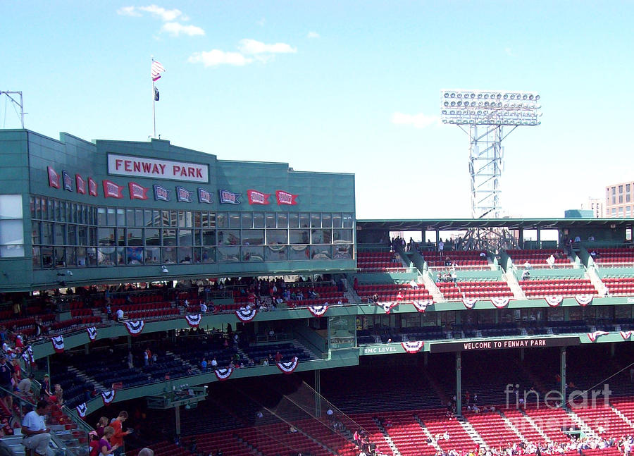 Boston Red Sox Photograph - Welcome to Fenway Park Boston by Gina Sullivan