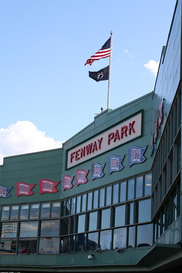 Major League Movie Photograph - Fenway Park Centennial by Loud Waterfall Photography Chelsea Sullens