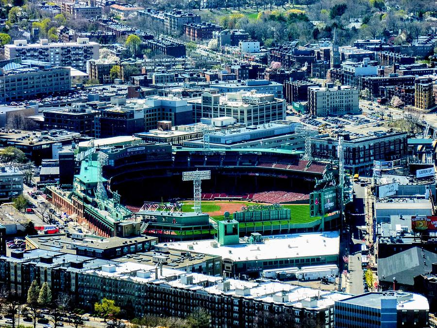 Fenway Park from the Top of the Pru Photograph by Scott Hufford