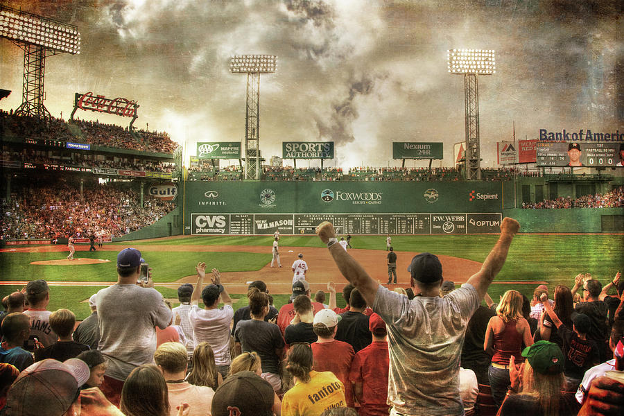Vintage Fenway Park - Boston Red Sox by Joann Vitali