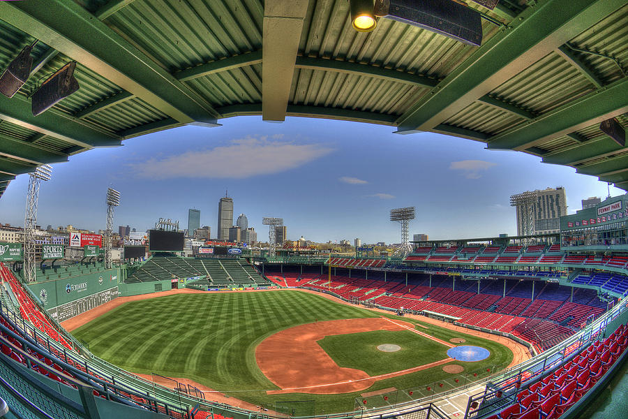 Boston Red Sox Photograph - Fenway Park Interior  by Joann Vitali
