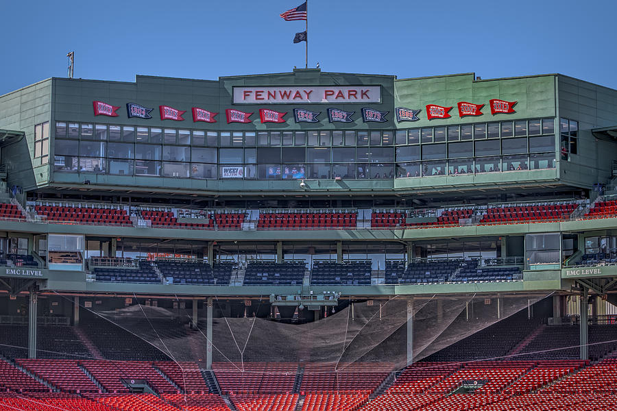 Boston Red Sox Photograph - Fenway Park Interior by Susan Candelario