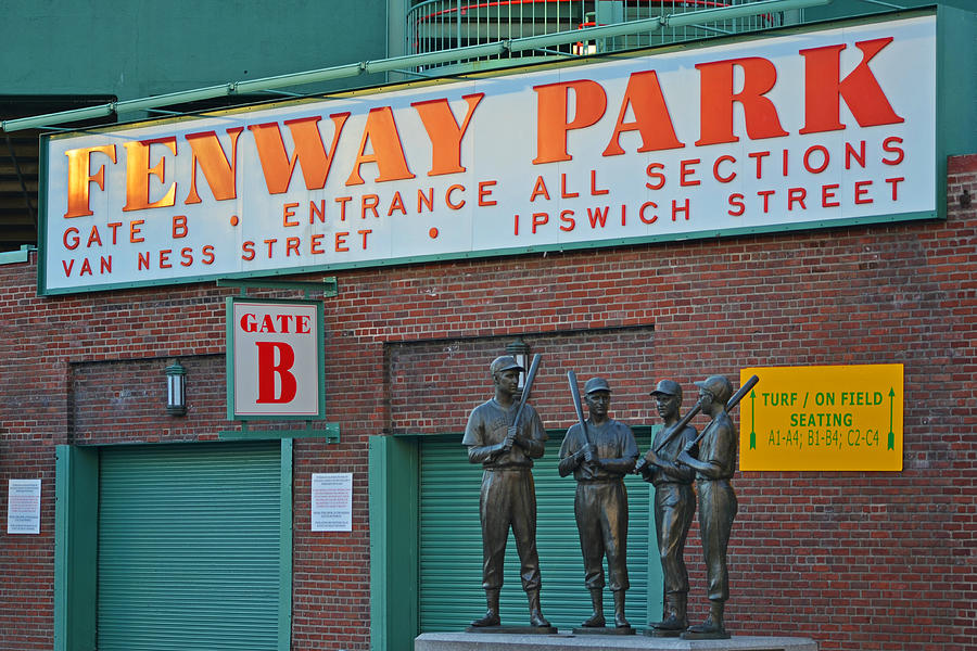 Fenway Park Statues Boston, MA Photograph by Toby McGuire
