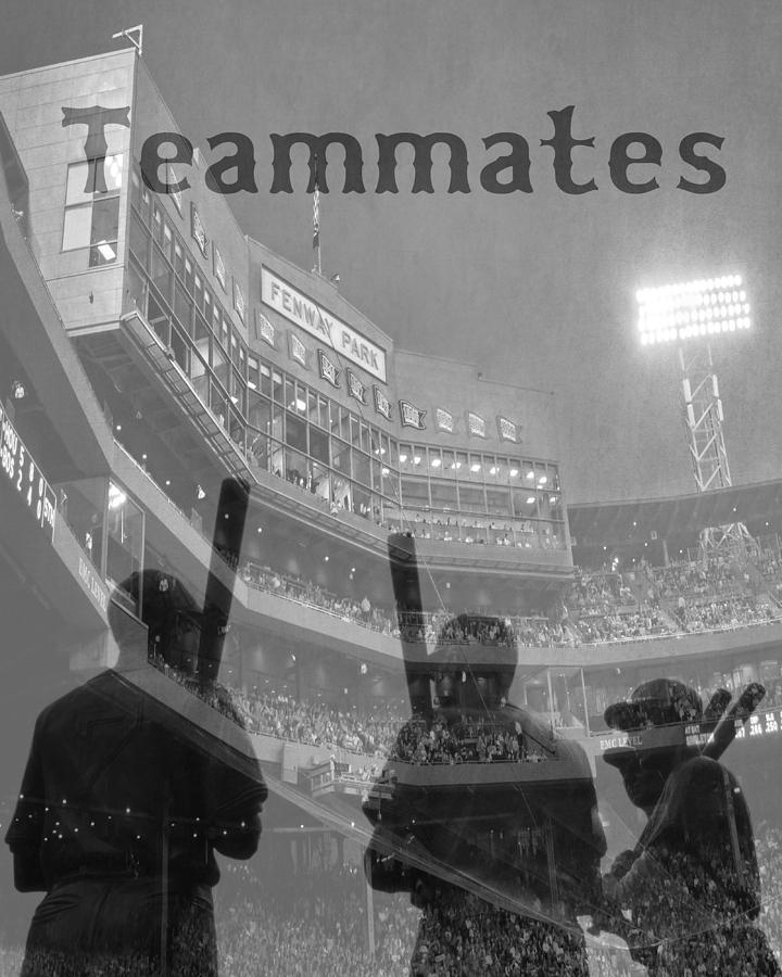 Fenway Park Teammates - Boston Photograph by Joann Vitali