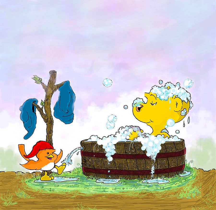 Bubble Bath Drawing Bubble Bath Drawing