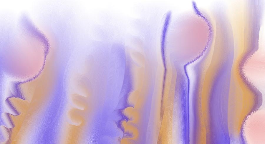 Abstract Digital Art - Fern Abstraction by Steven Harry Markowitz