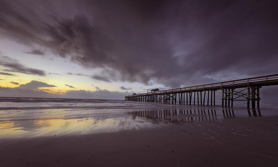 Fernandina Beach Pier Photograph by Peter Lakomy