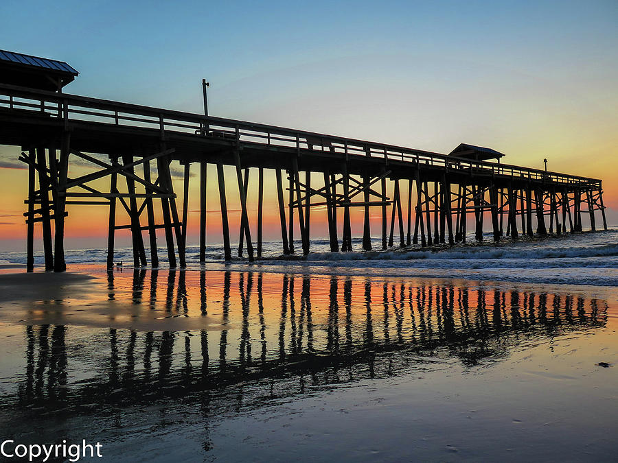 Fernandina Beach Pier Photograph by William Randolph