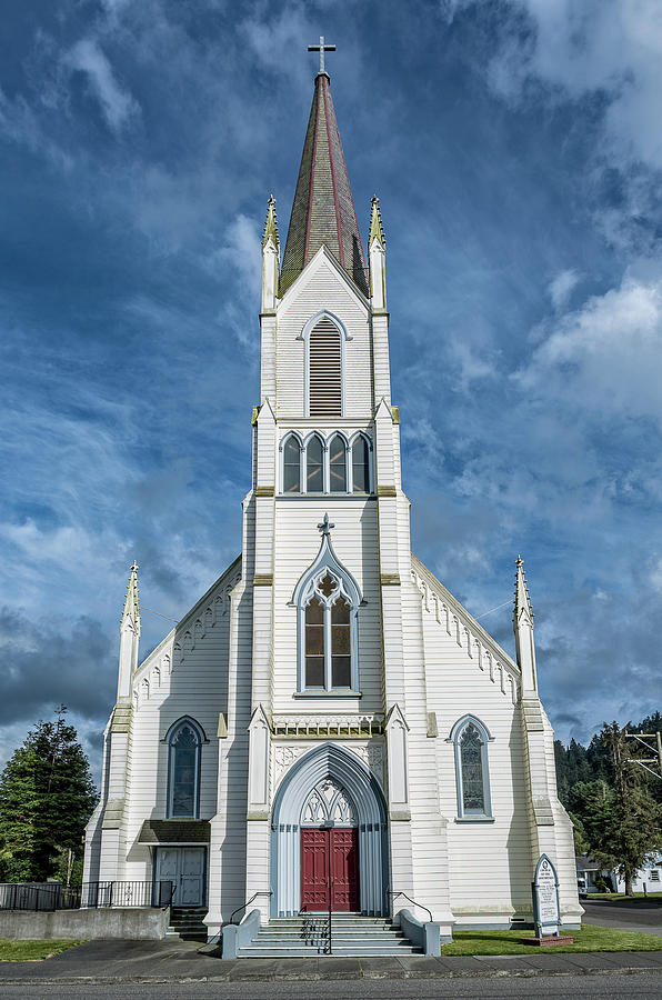 Ferndale Catholic Church Photograph by Greg Nyquist