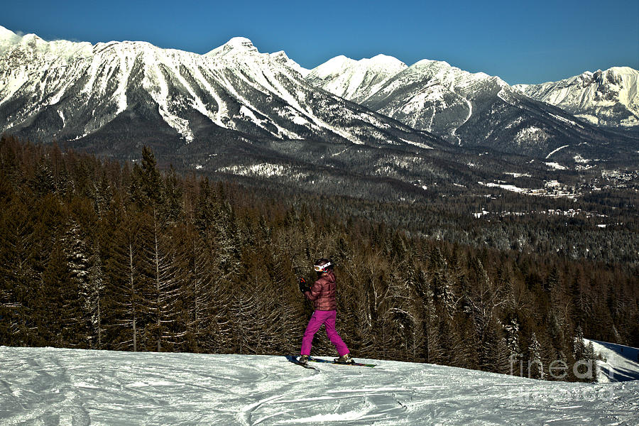 Fernie Skier Photograph by Adam Jewell