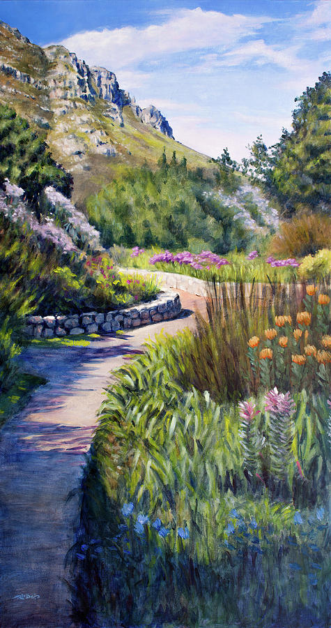 Fernkloof Path Painting by Christopher Reid