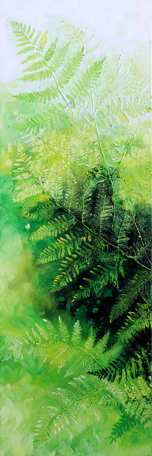 Ferns 1 Painting by Hanne Lore Koehler