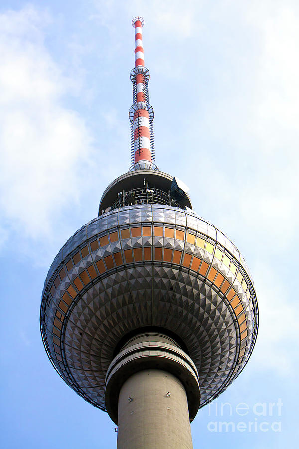 Fernsehturm Profile in East Berlin Photograph by John Rizzuto