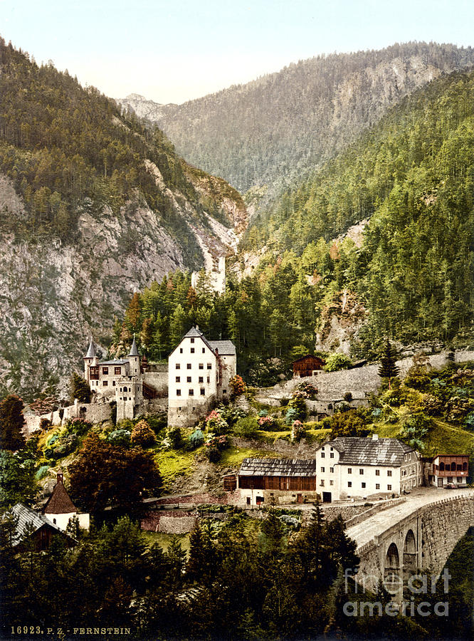 Fernstein Tyrol Austro-Hungary Painting by Celestial Images