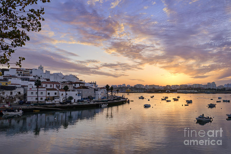 Ferragudo sunset 1 Photograph by Mikehoward Photography