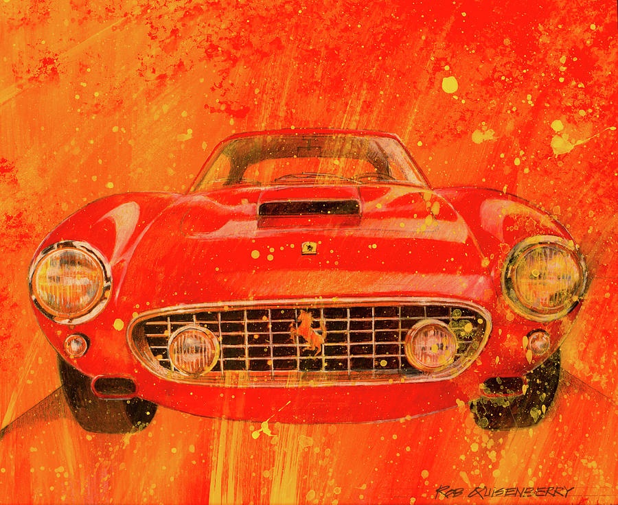 Ferrari Painting - Ferrari 250 GT SWB by Robert Quisenberry