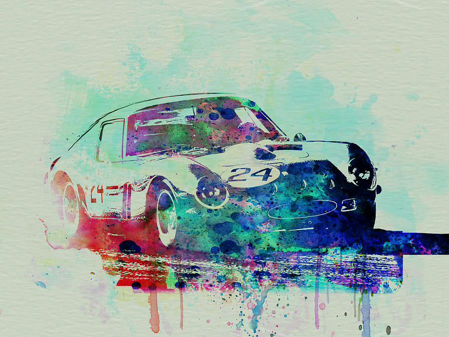 Car Painting - Ferrari 250 GTB Racing by Naxart Studio