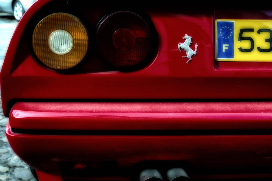 Ferrari 308 Rear Detail Photograph by Georgia Clare