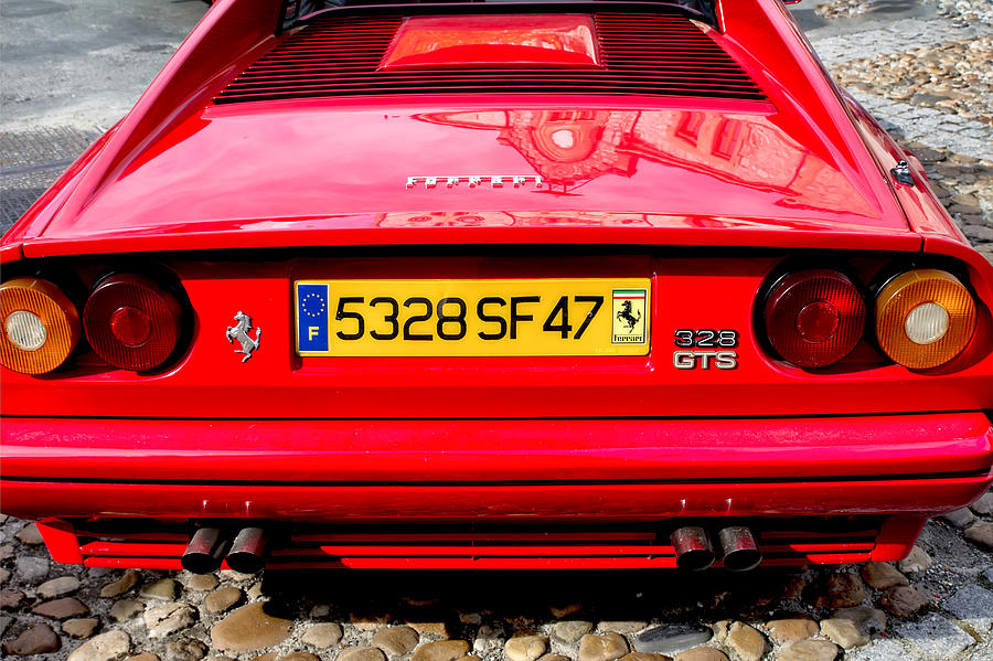 Ferrari 308 Rear Photograph by Georgia Clare