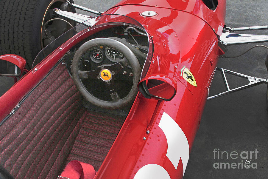 Vintage Photograph - Ferrari 312 F-1 1967 by Curt Johnson
