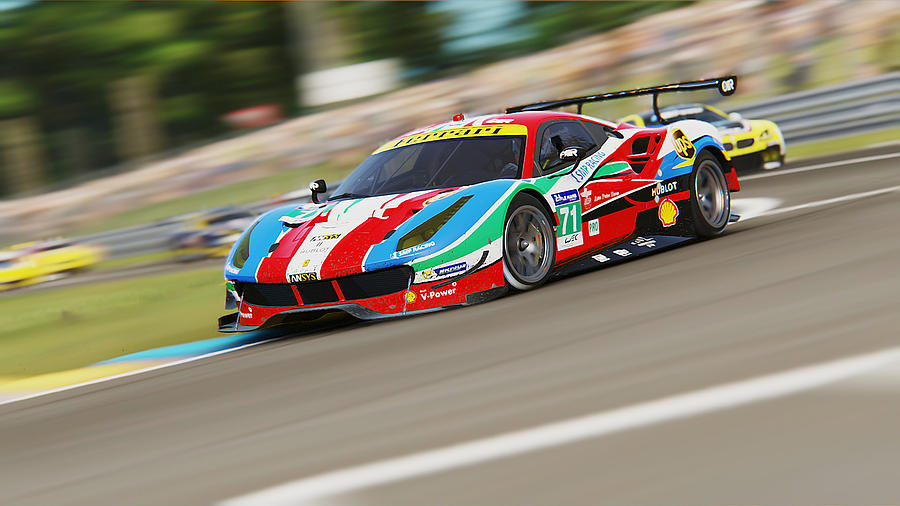 Ferrari 488 Gte 02 By Andrea Mazzocchetti