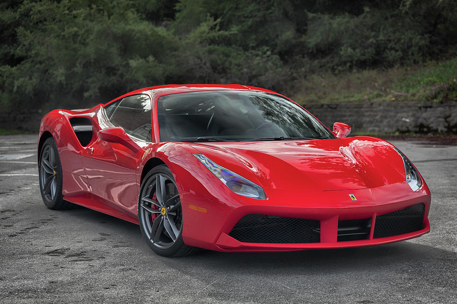 #Ferrari #488GTB #Print Photograph by ItzKirb Photography