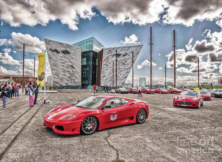 Ferrari 70 Years Anniversary Celebration in Belfast Photograph by Jim Orr