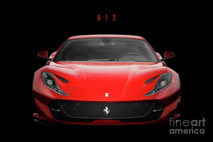 Ferrari 812 Digital Art by Airpower Art