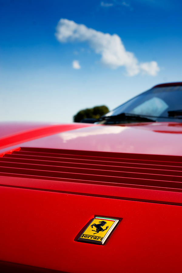 Ferrari and Clouds Photograph by ItzKirb Photography