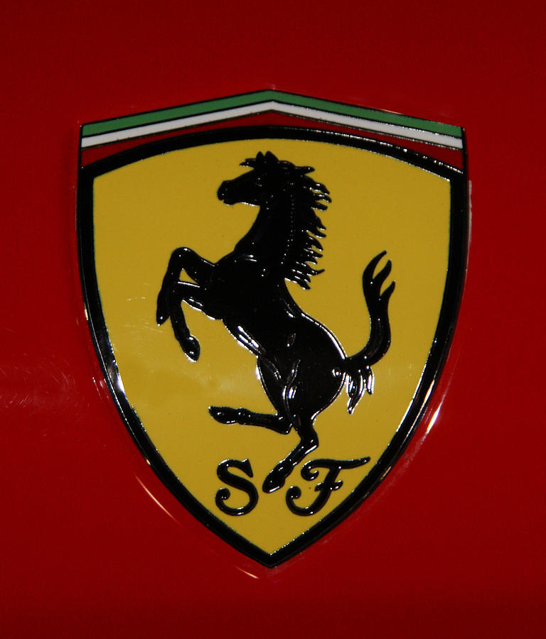 Ferrari Emblem 4 Photograph by Tom Griffithe