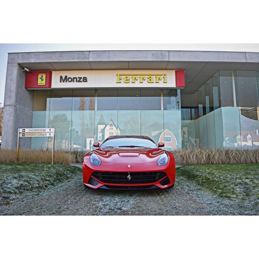 Car Photograph - Ferrari F12 Outside In The Frost At by Sportscars OfBelgium