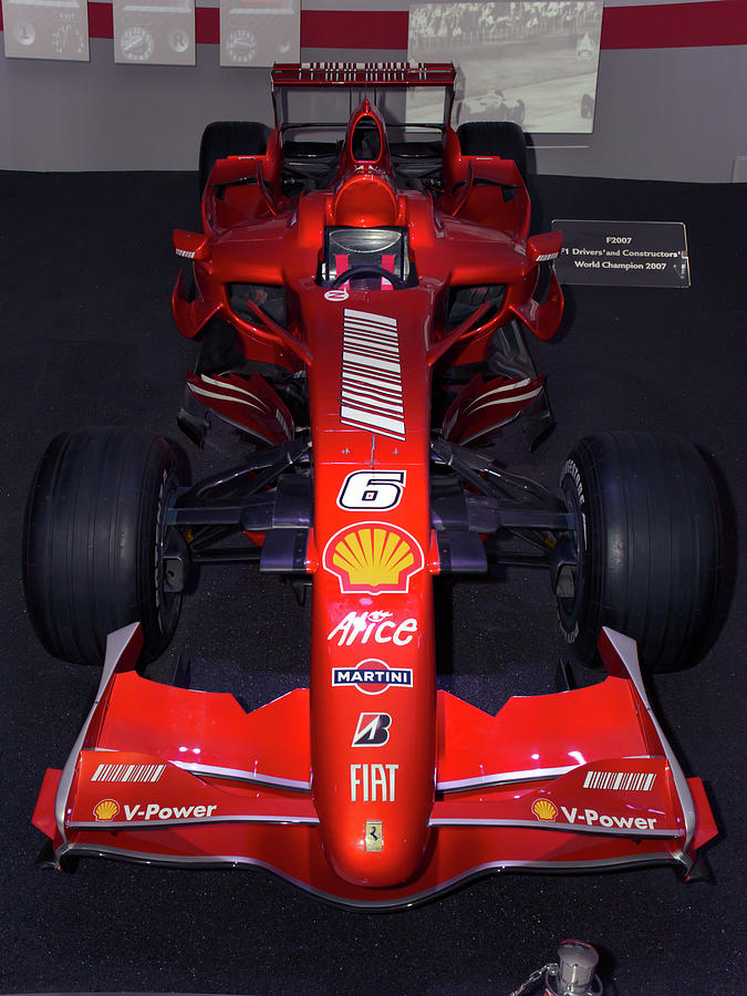 Ferrari F2007 front Museo Ferrari Photograph by Paul Fearn