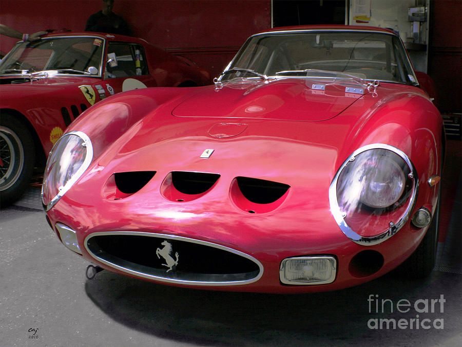 Vintage Photograph - Ferrari GTO by Curt Johnson