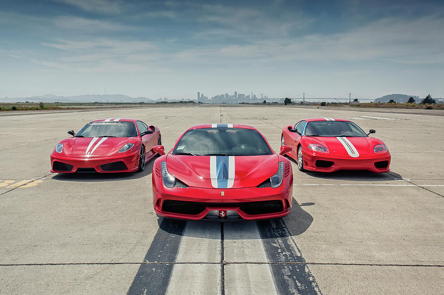 #Ferrari #Speciale, #Scuderia and #Challenge #Stradale Photograph by ItzKirb Photography