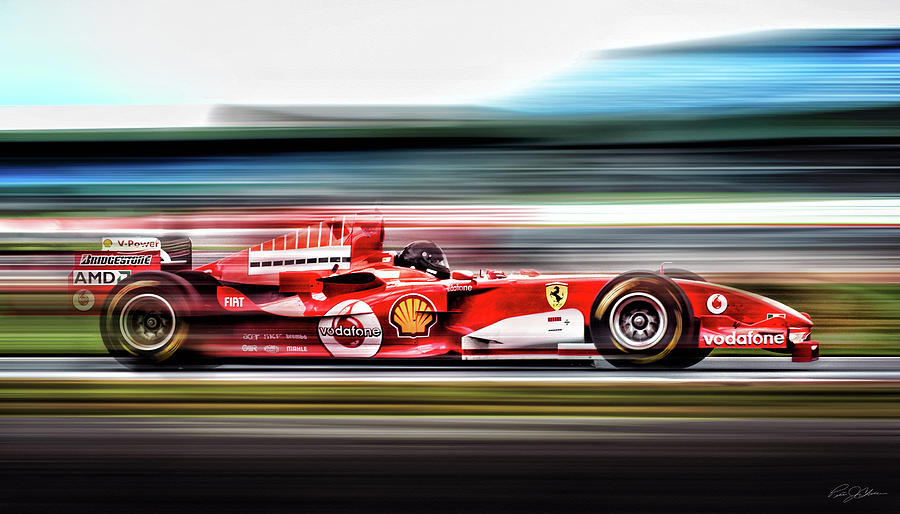 Ferrari Unbridled Digital Art by Peter Chilelli