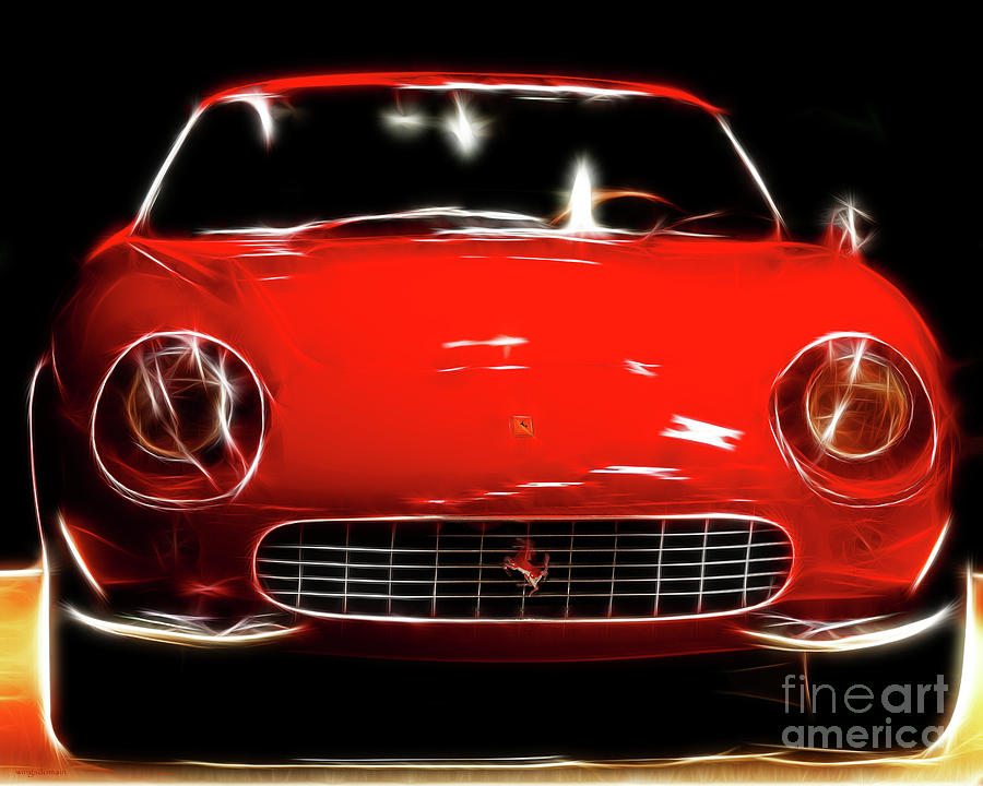 Car Photograph - Ferrari by Wingsdomain Art and Photography
